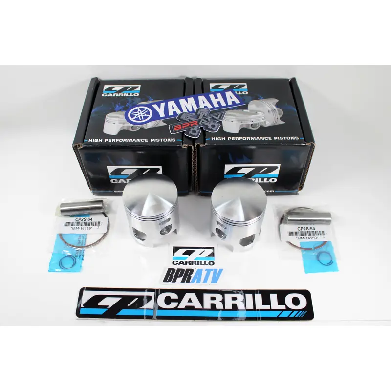 Yamaha Banshee CP Carrillo Pistons 65mm Big Bore Forged Piston Set Top End Kit
