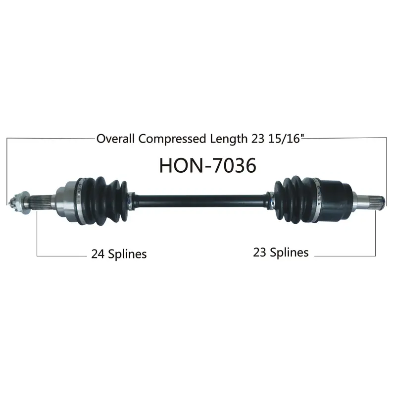 2009-2013 Honda MUV700 Big Red  front right CV axle shaft TrakMotive HON-7036