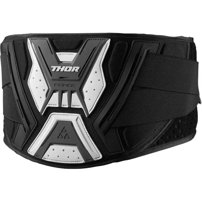 FORCE Kidney Belt - BLACK/WHITE