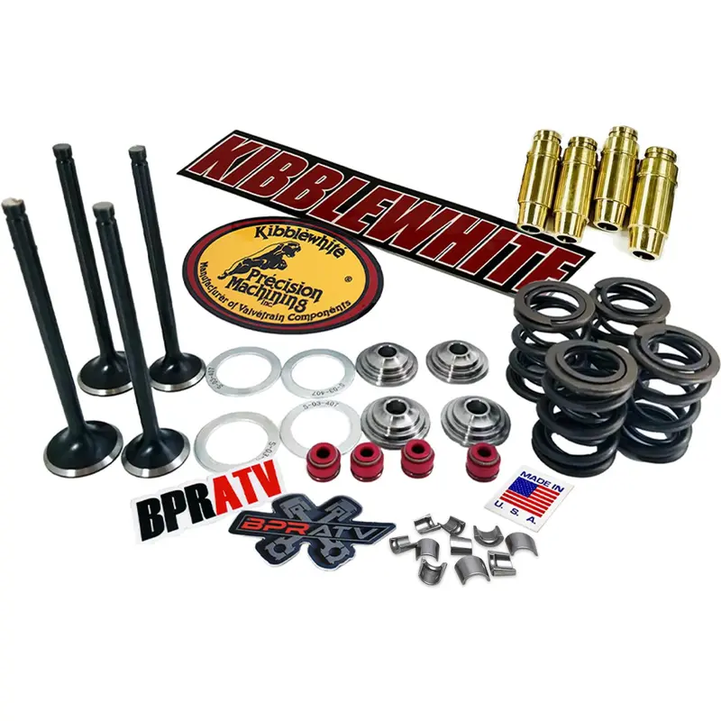 04 05 TRX 450R +1 Oversize Valves Ti Springs Kibblewhite Valve Spring Guides Kit