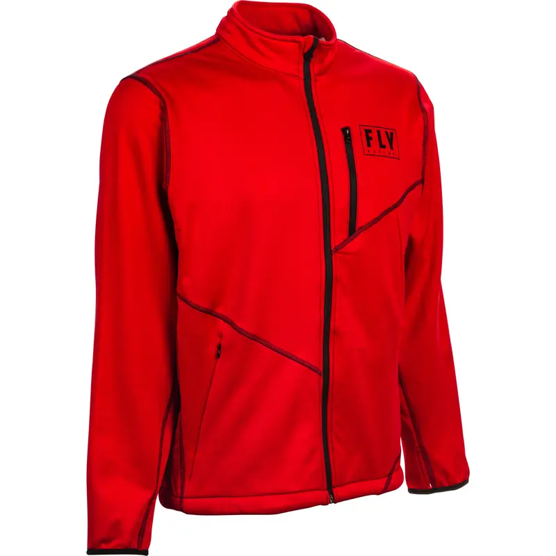 Mid Layer Jacket Red Lg