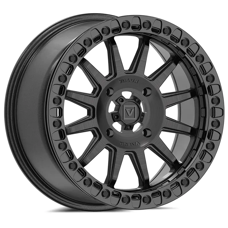 V09 17X8 +40 4X137 BRUSHED CHARCOAL