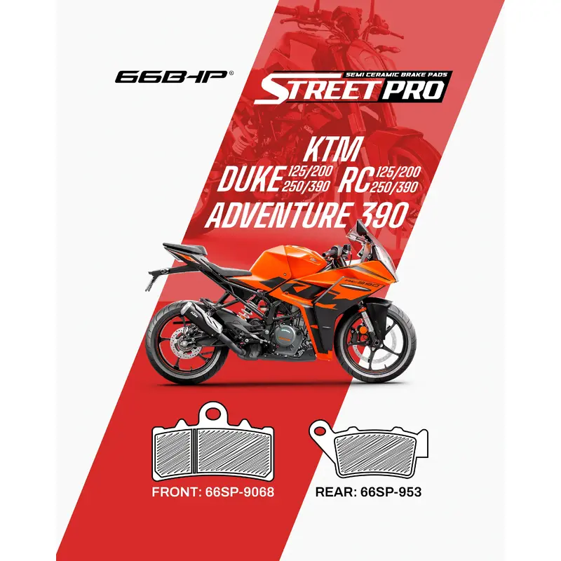 KTM Duke / RC 390 Street Pro Semi Ceramic Brake Pads