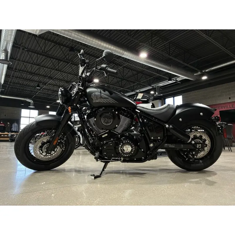 New 2025 Indian Motorcycle Chief Bobber Dark Horse Black Smoke