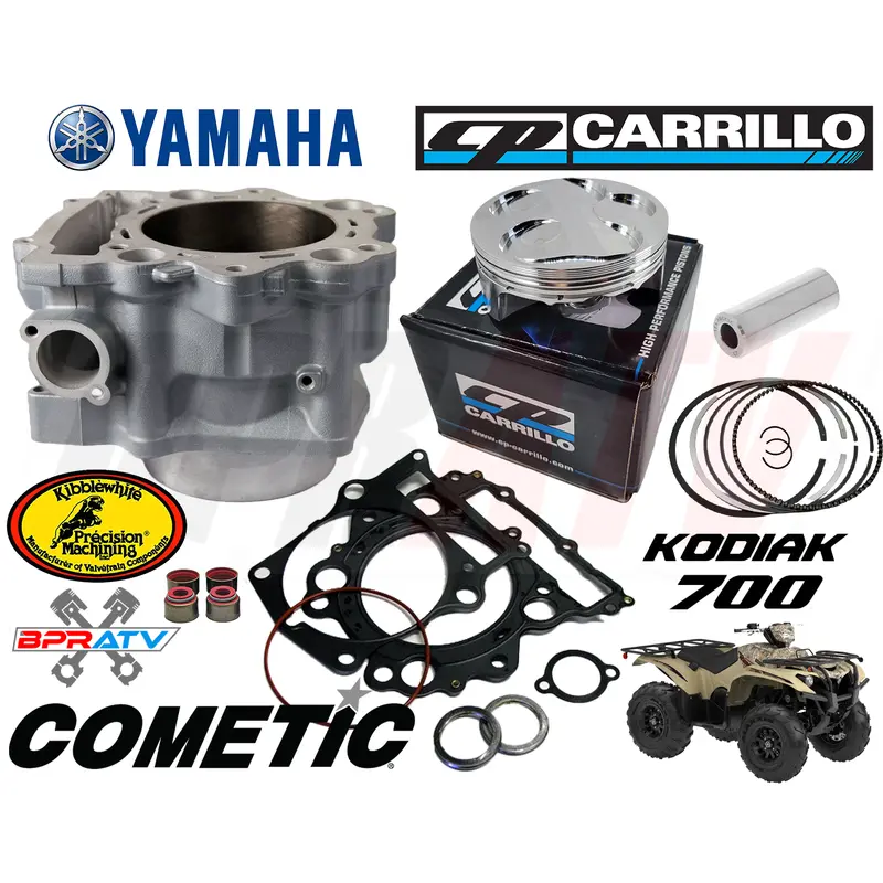 19-24 Yamaha Kodiak 700 102mm Stock Bore Cylinder CP Pump Gas Piston Top End Kit