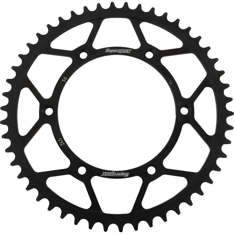 SUPERSPROX STEEL SPROCKET 50T BLACK RFE-245-50-BLK