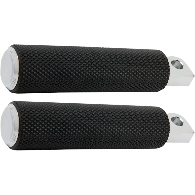ARLEN NESS Footpegs - Knurled - Chrome 07-924