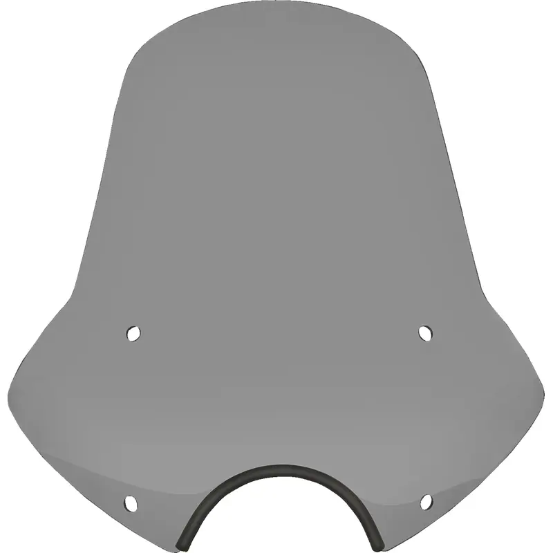 MEMPHIS SHADES Speed Demon Sportshields - 19" - 7" Headlight Cutout - Black Smoke MEP54512