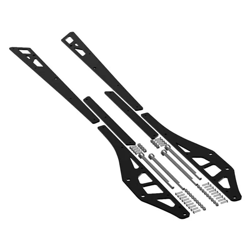 Renfort de Rail Srie Powdercoat pour Motoneige Polaris