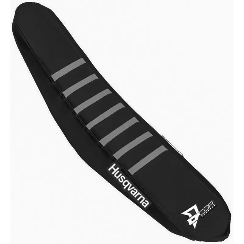 D'COR SEAT COVER BLACK/GREY RIBS 30-70-418