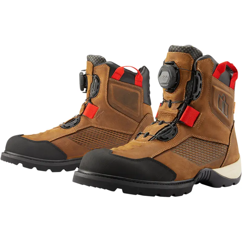 ICON Stormhawk Boots - Brown - Size 9 3403-1164