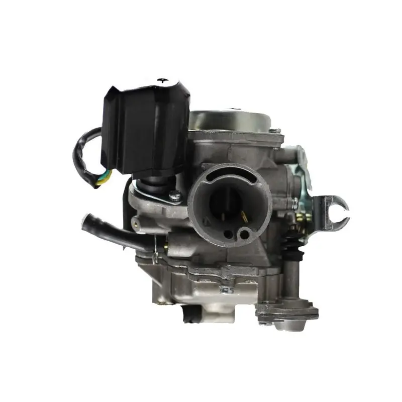 Carburetor - PD18J - GY6 50cc - Metal Top and Rubber Drain Line - GY6 50cc