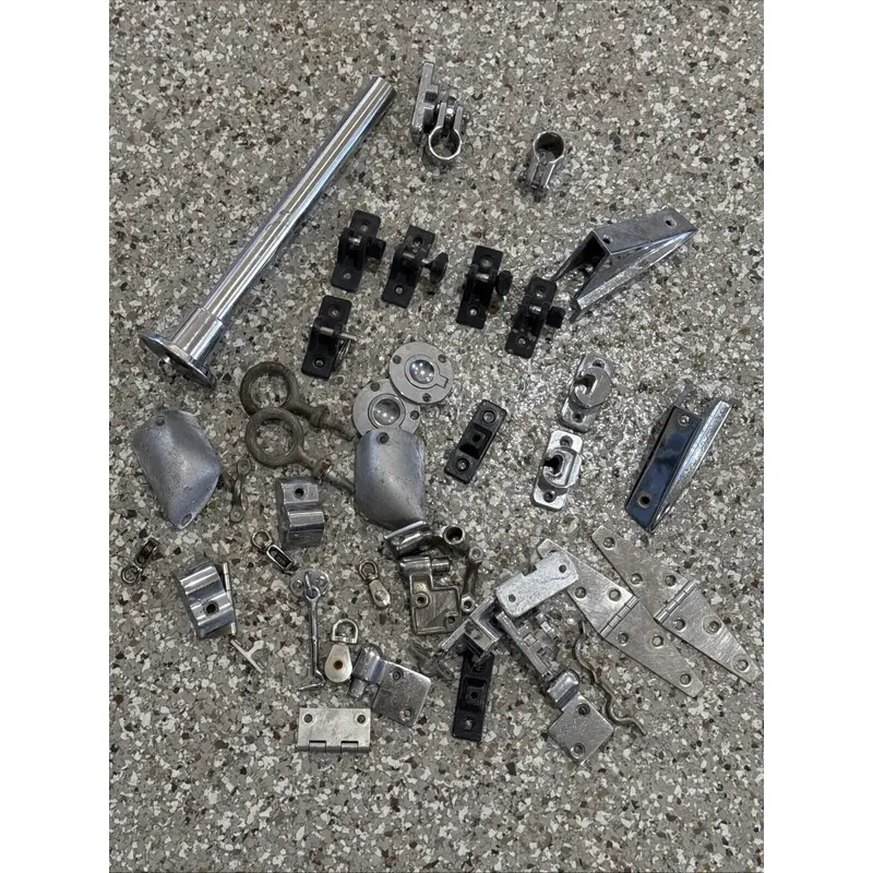 Lot of Vintage Misc Boat Hardware Parts Deck Bimini Marine