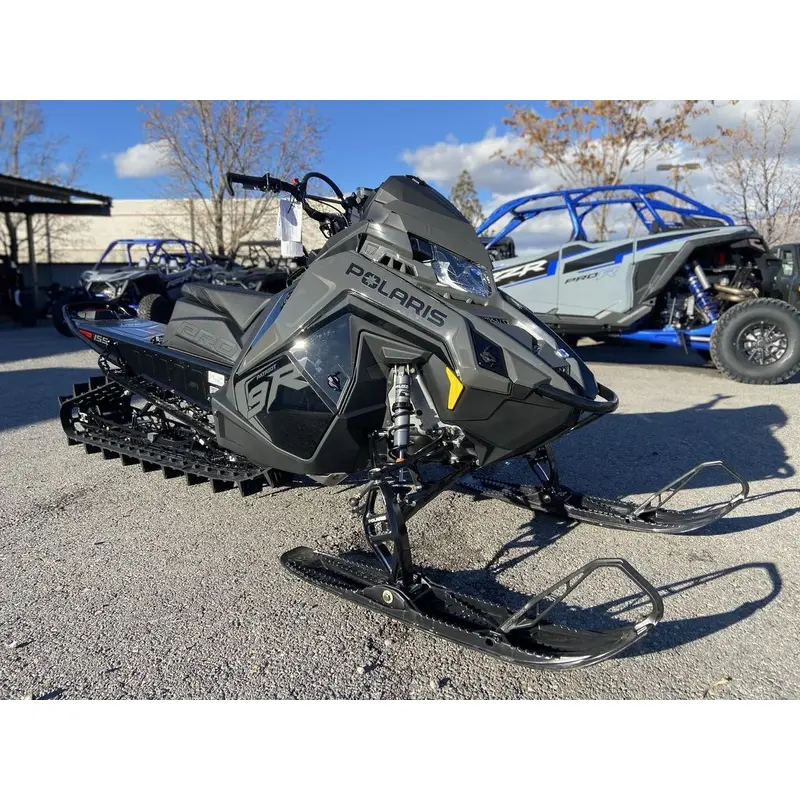 New 2025 Polaris 9R PRO RMK 155 Shadow Gray / Gloss Black