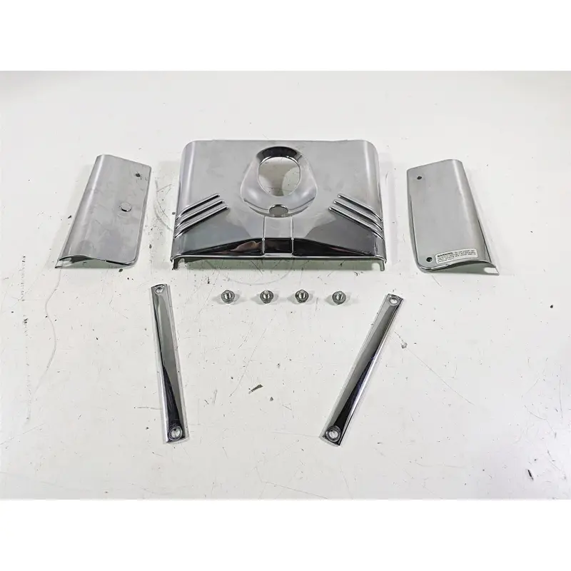2005 Harley Softail FLSTFSE CVO Fat Boy Headlight Cover Set 67889-91A 67891-99