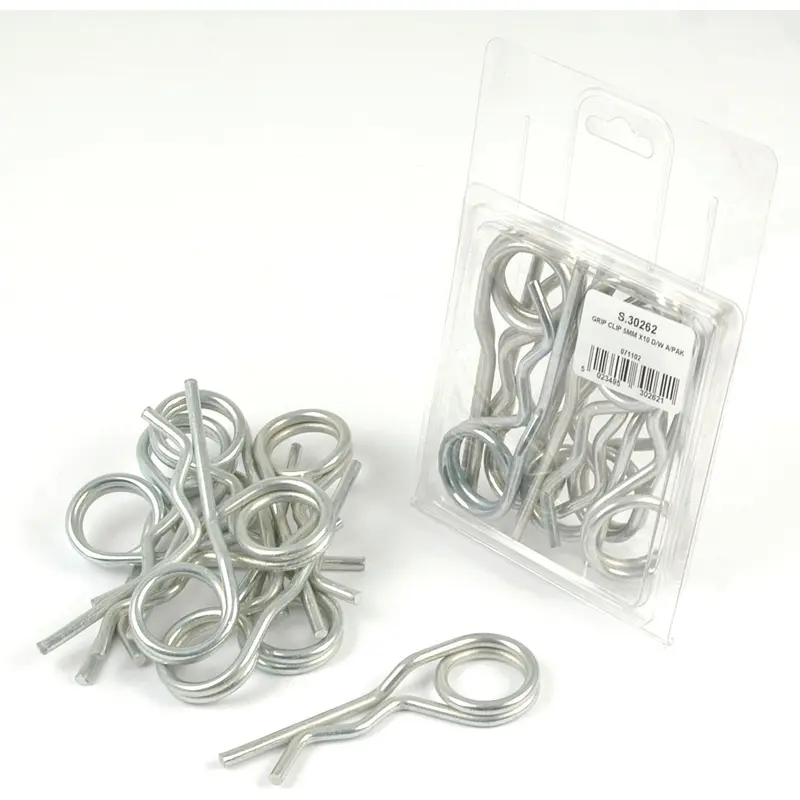 Double Wound Grip Clip, Clip 5mm x 110mm (Agripak 10 pcs.) | Sparex Part No.S.30262