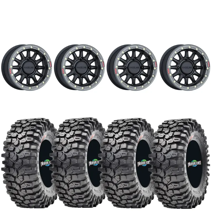 RACELINE ALPHA BEADLOCKS ON MAXXIS ROXXZILLA