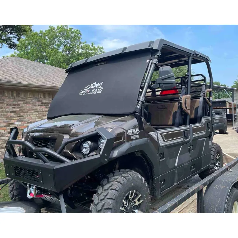 Padded Windshield Cover for Kawasaki Mule Pro FXT by Pro Fab Outdoors