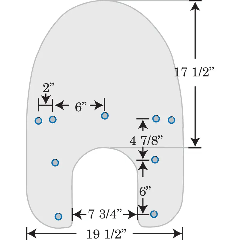 MEMPHIS SHADES Replacement Shield - 17" - Solar - Springer MEP6259