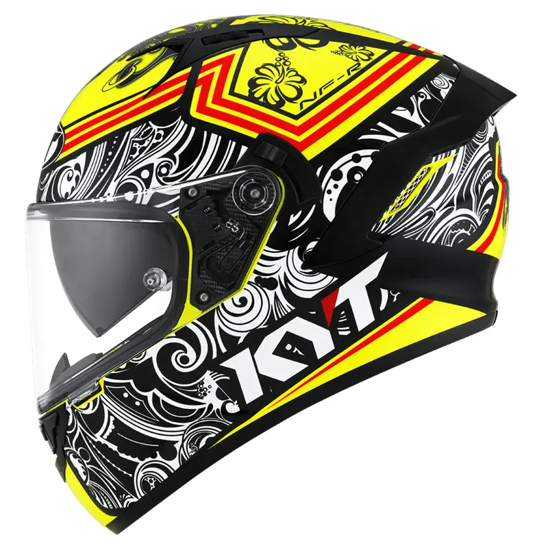 KYT NF-R  Steel Flower Yellow