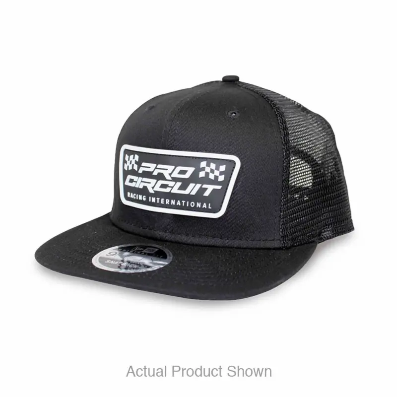 Pro Circuit Checkered Flag Patch New Era Hat - Black | 6720104