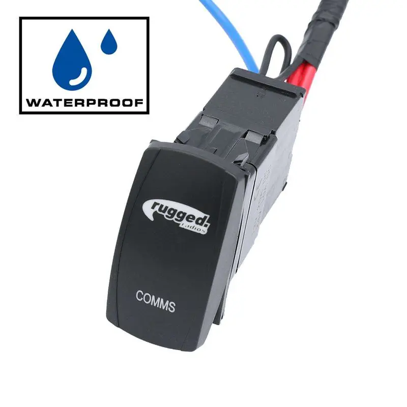 Master Power Switch for Mobile Radios and Intercoms by Rugged Radios