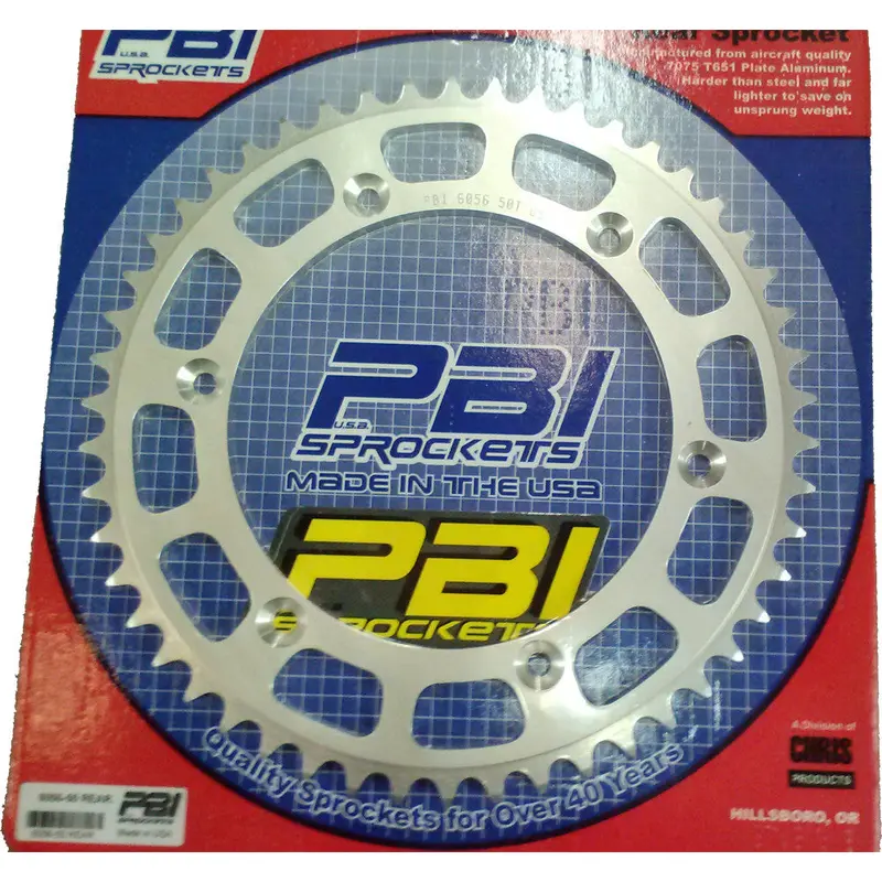 PBI REAR ALUMINUM SPROCKET 50T 6056-50-3