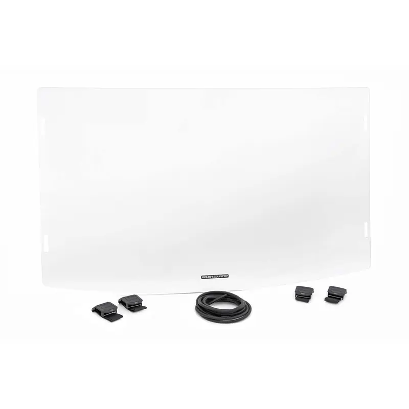 Rough Country Polaris Ranger 1000 Scratch Resistant Full Windshield