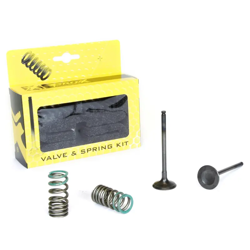 PROX STEEL EXHAUST VALVE/SPRING KIT YZ/WR250F '01-10 28.SES2402-1
