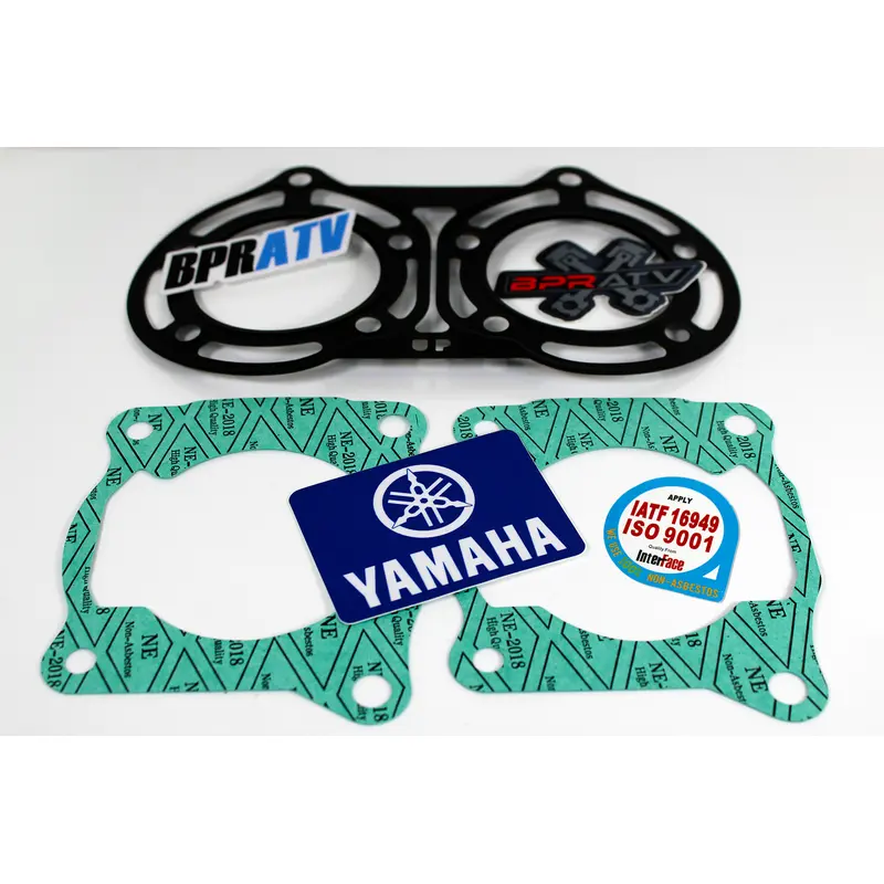BPRATV Yamaha Banshee YFZ 350 Cylinder Pistons Steel Head Gasket Set Kit 64-66mm