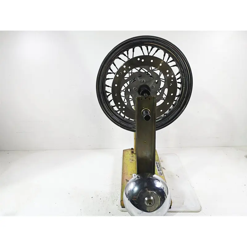 2002 Harley FLSTC Softail Heritage 16x3 Front Wheel Rim Rotor & Cover 43085-97