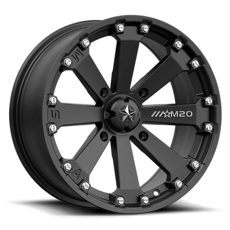 M20 KORE 14X7 4X137 MATTE BLACK 00MM