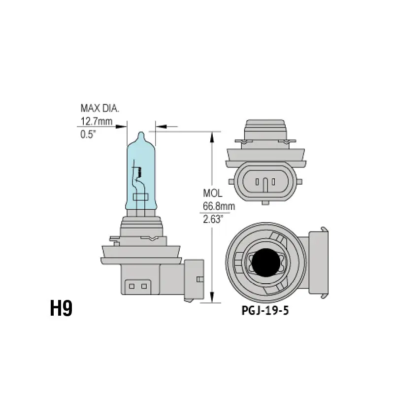 H9 Headlight Bulbs