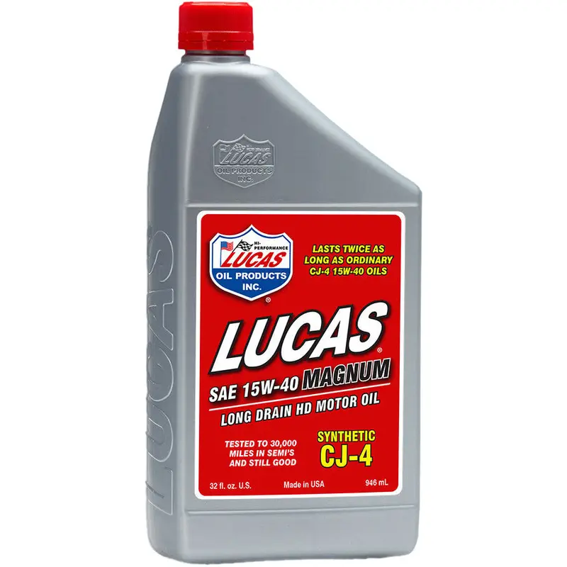 LUCAS SYNTHETIC HIGH PERFORMANCE OIL 15W40 1QT 10298