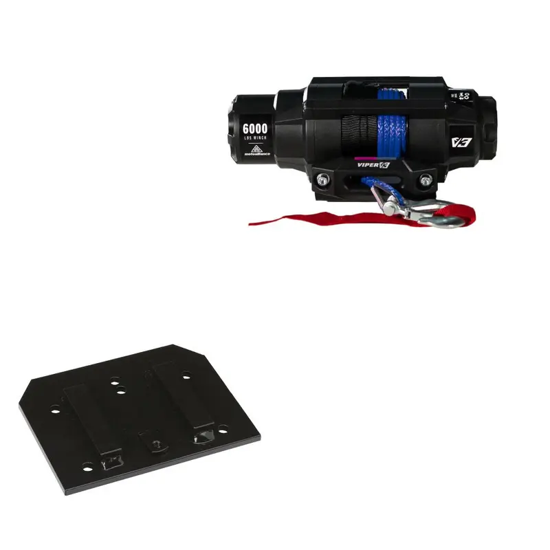 Viper 6000lbs V3 Winch Blue Rope With Mount For Arctic Cat 700 2006-2008