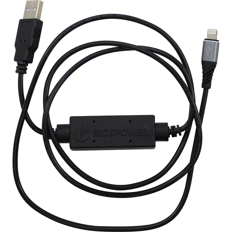RIDEPOWER USB to Lightning Cable - Charger - Single-End - 4' RP1248USBLHT4FT