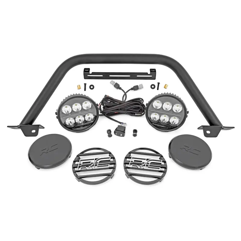 Safari Bar | 6.5 Inch Round LED | OE Modular Steel | Ford Bronco 4WD (21-25) | 51113