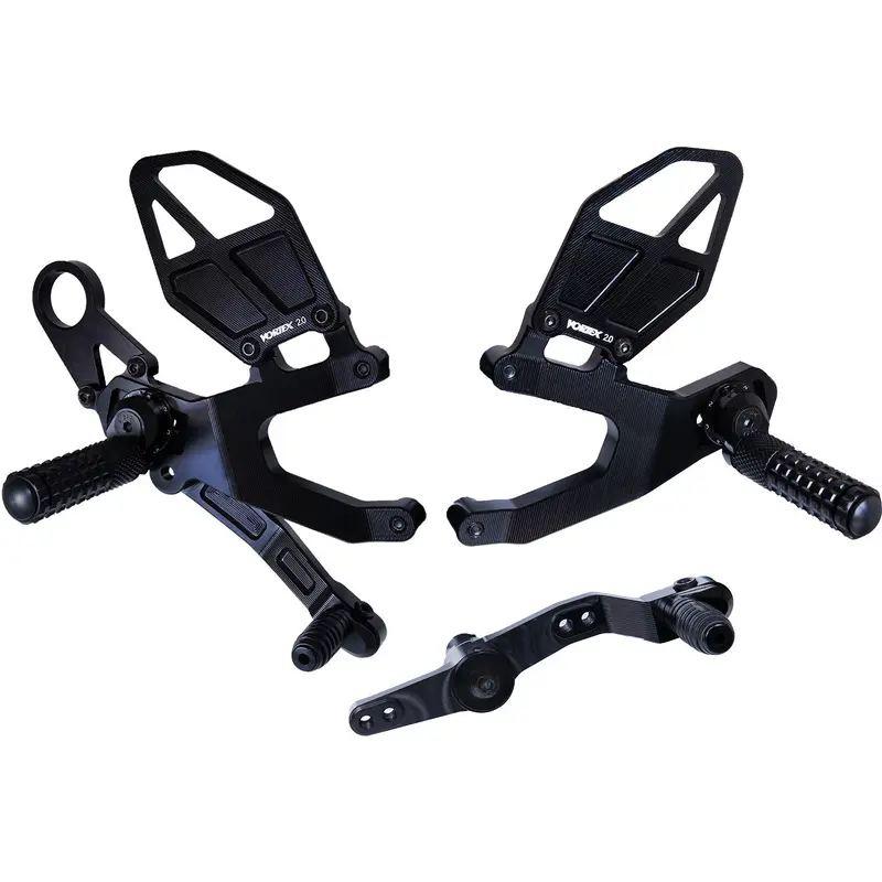 VORTEX REAR SET BLACK RS184K