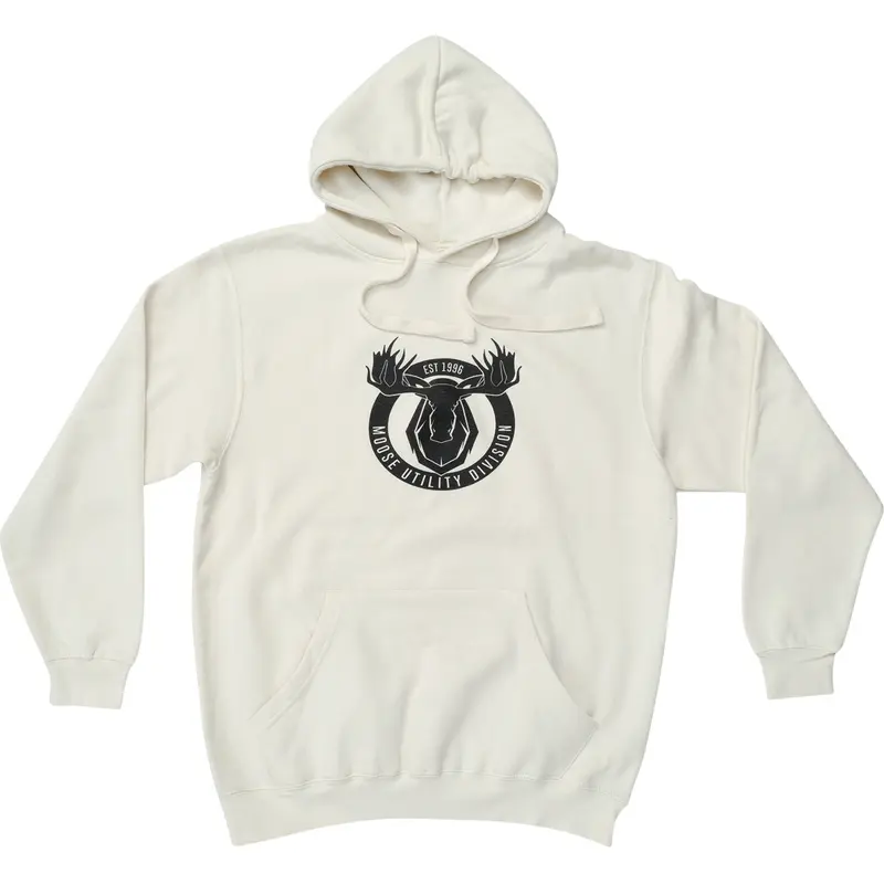 MOOSE OFFROAD MUD Badge Hoodie - Natural - Medium 3050-6960