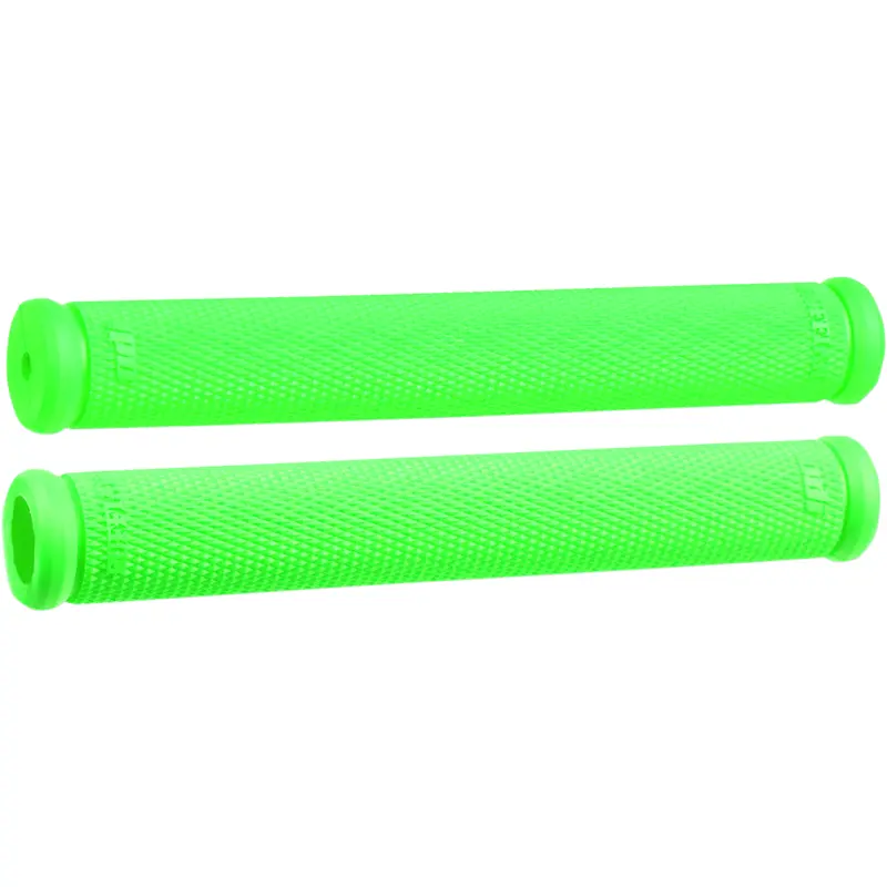 ODI Grips - Ruffian - 8" - Snow - Bright Green N01RFFN