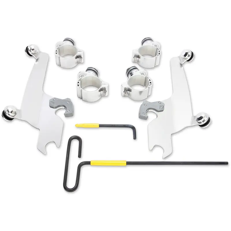 MEMPHIS SHADES Trigger Lock Sportshield Mounting Kit - Vegas - Polished MEK2020