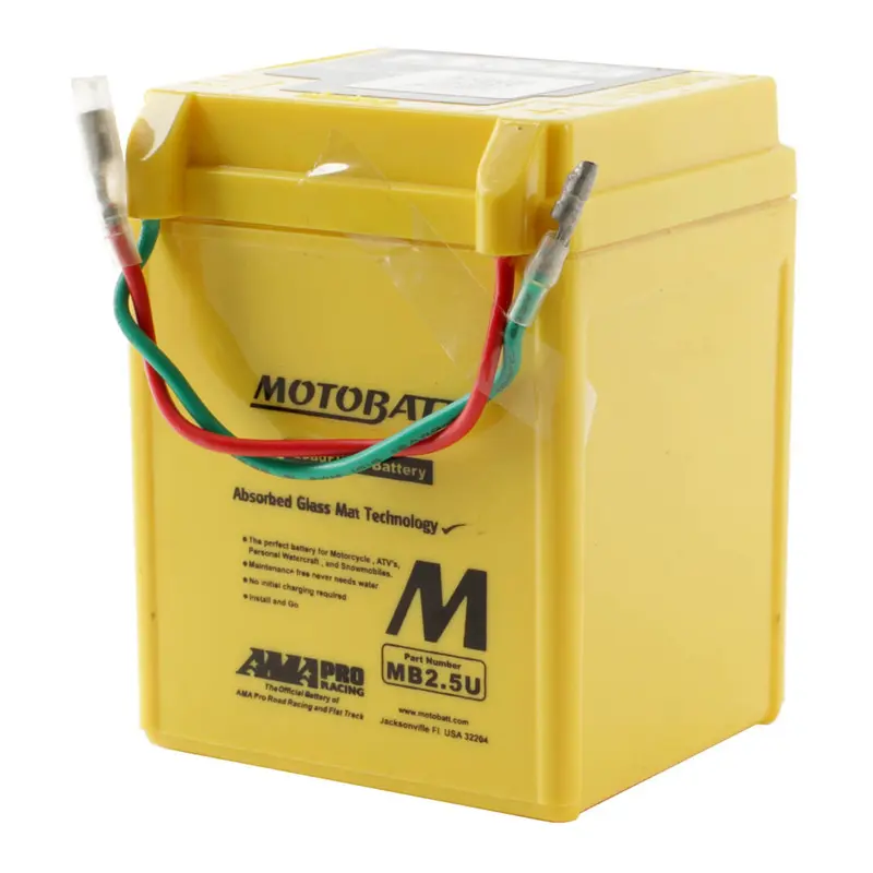 Motobatt QuadFlex Battery MB2.5U (10pcs/ctn) - Indent
