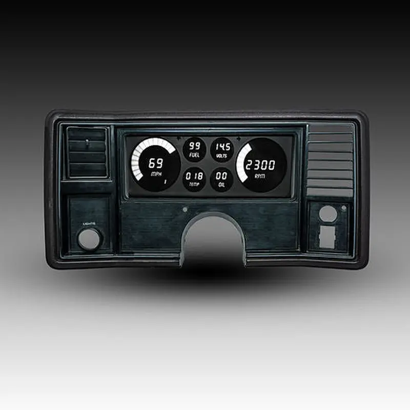 1978-1988 Monte Carlo Digital Dash Panel White LED Gauges