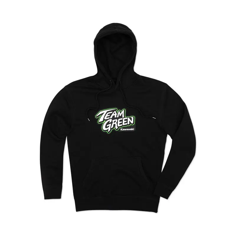Kawasaki Team Green Pullover Hoodie Size XL