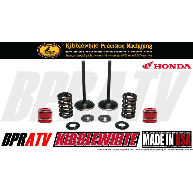 18-24 Honda CRF250R CRF 250R Kibblewhite Stainless INTAKE Valves Spring Kit Seal