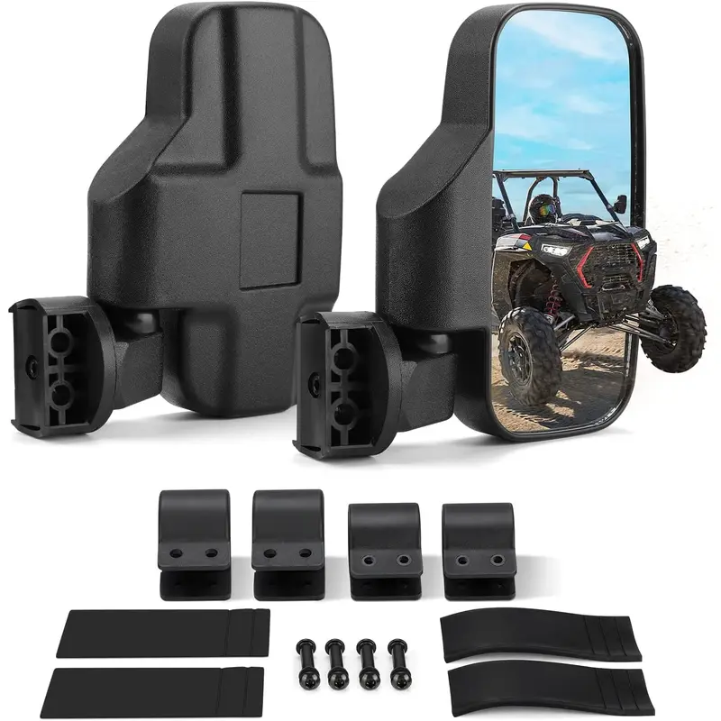 UTV 1.75"-2" Side View High Impact Convex Mirror for Can-am/Mule/Ranger/RZR