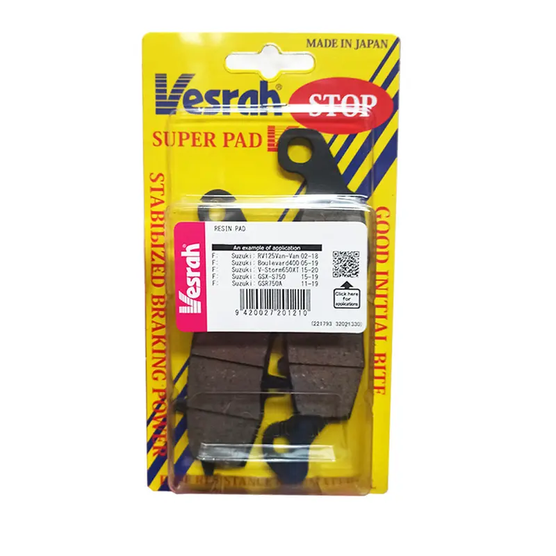 SD144 Ceramic Organic Brake Pads Vesrah. Alt: VD144JL AX35131