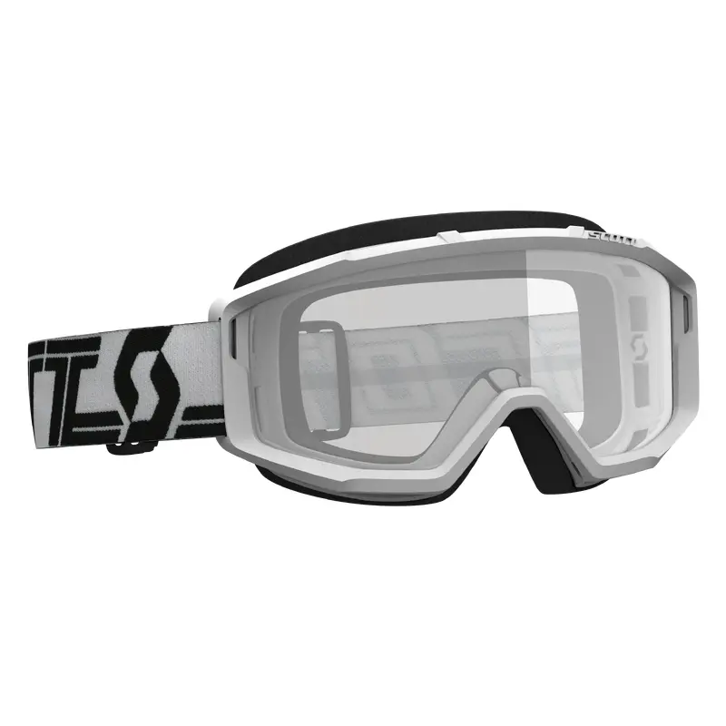 Primal Goggle White/Black Clear Lens