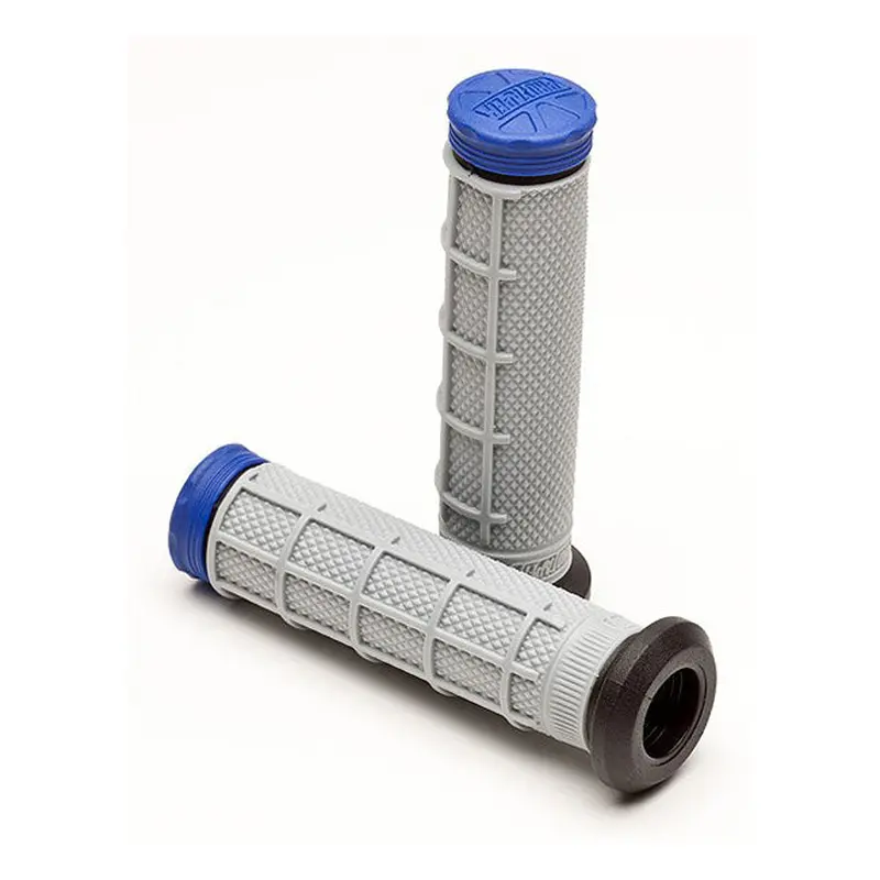 Blue/Grey Tri Density ATV Grips 1/2 Waffle ProTaper (PT024867)