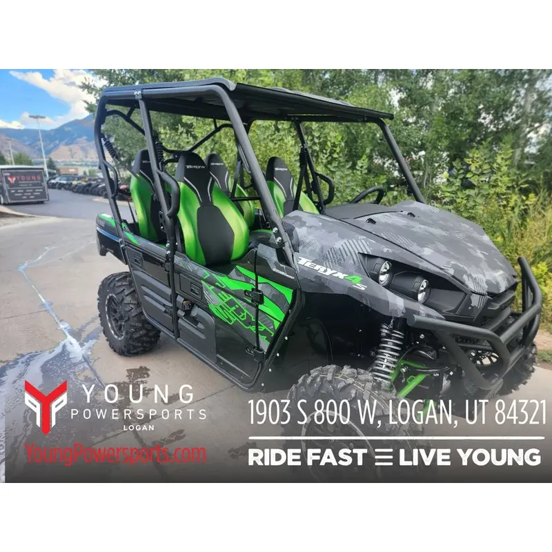 New 2025 Kawasaki Teryx4 S LE Cypher Camo Gray